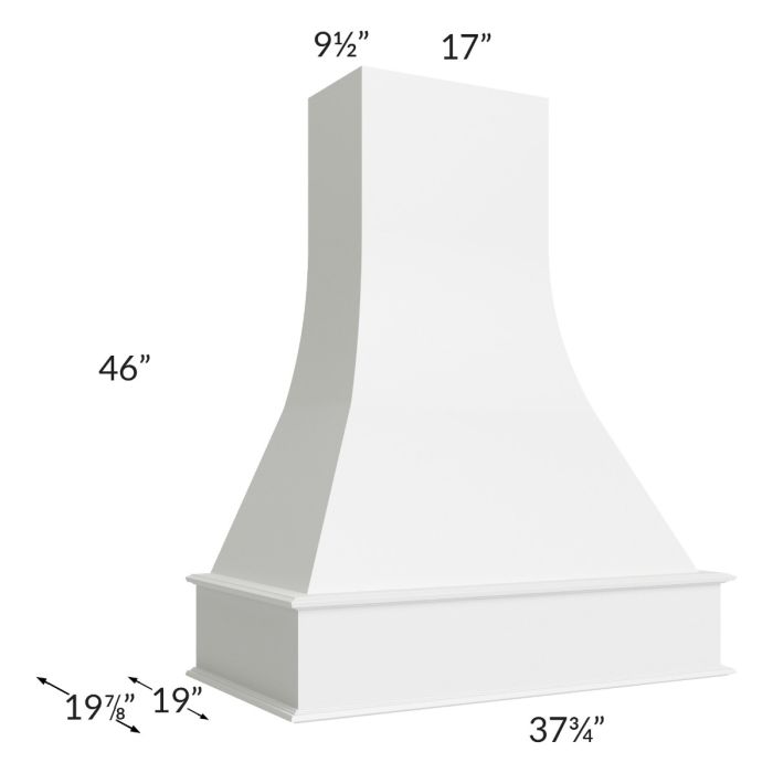 Midtown White Shaker 36" Artisan Hood