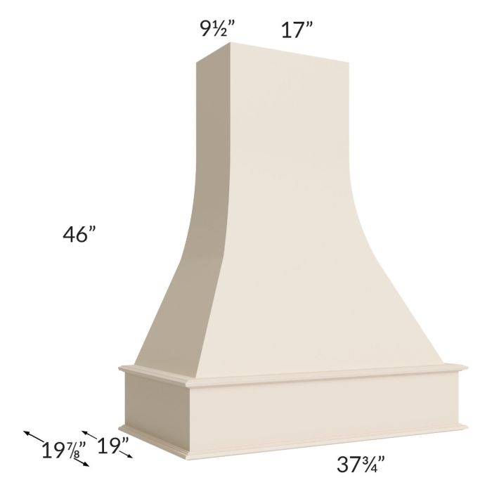 Midtown Cream Shaker 36" Artisan Hood