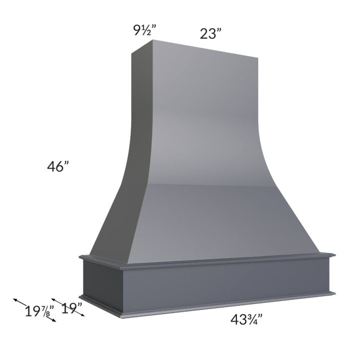 Midtown Indigo Shaker 42" Artisan Hood