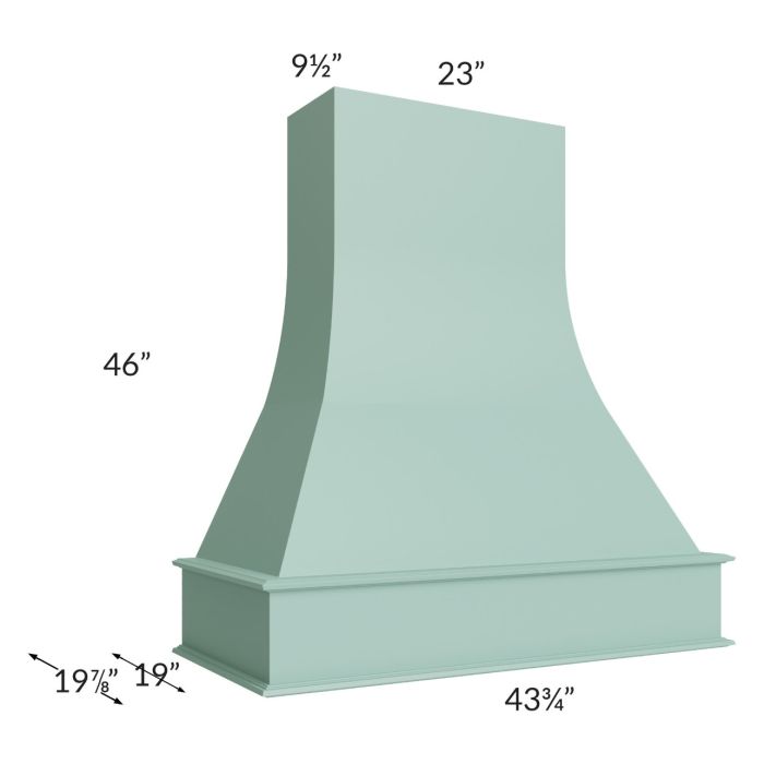 Midtown Sage Green Shaker 42" Artisan Hood