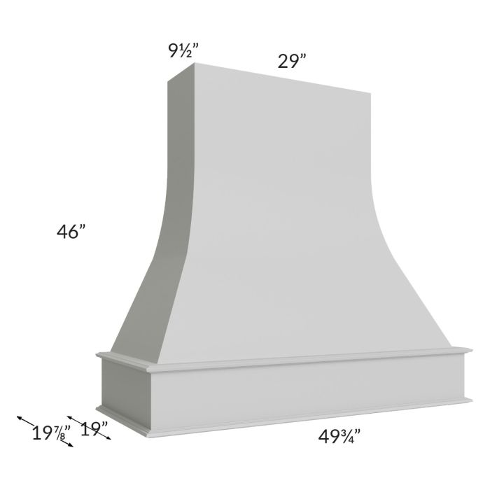 Tuscan Painted Grey 48" Artisan Hood