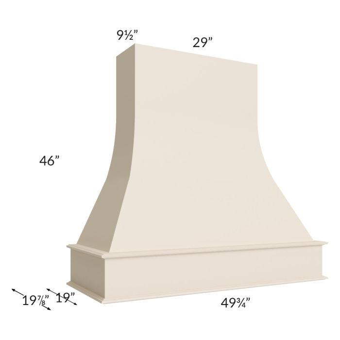Midtown Cream Shaker 48" Artisan Hood