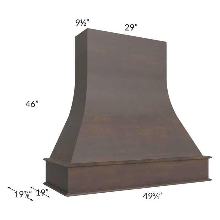 Vienna Kona Brown 48" Artisan Hood