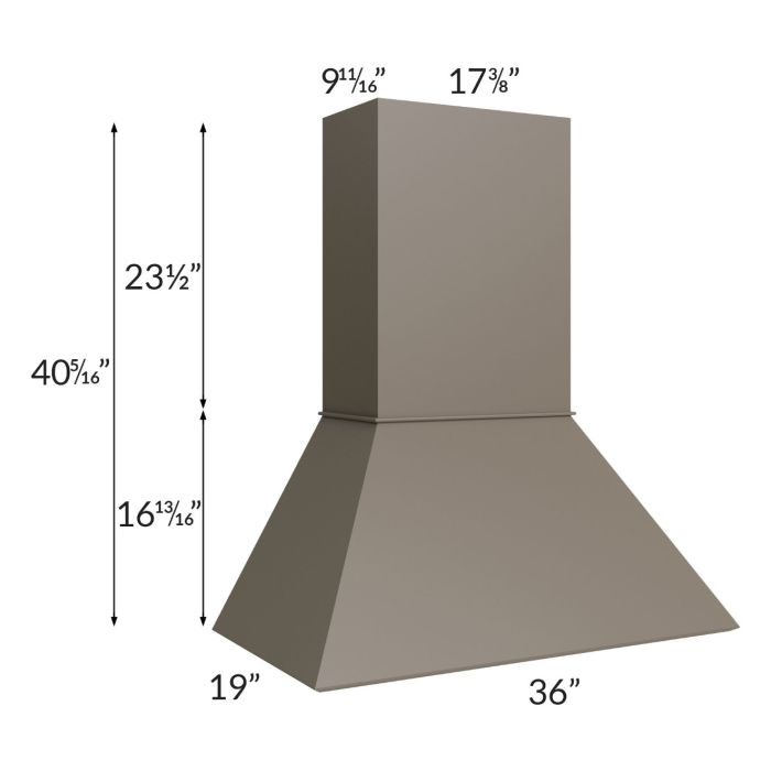 Tuscan Stone 36" Euro Hood