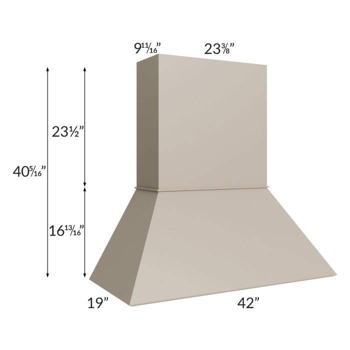 Tuscan Oyster 42" Euro Hood