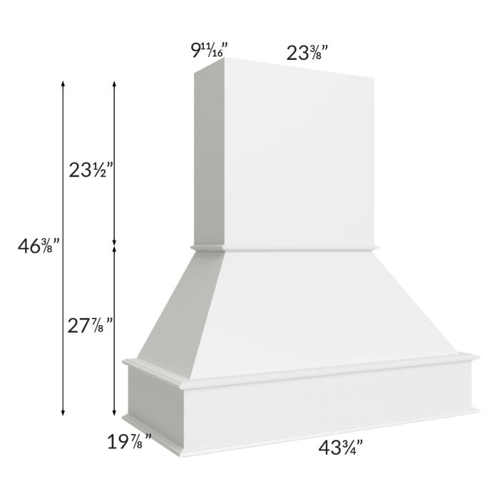 Salem White 42" Signature Hood