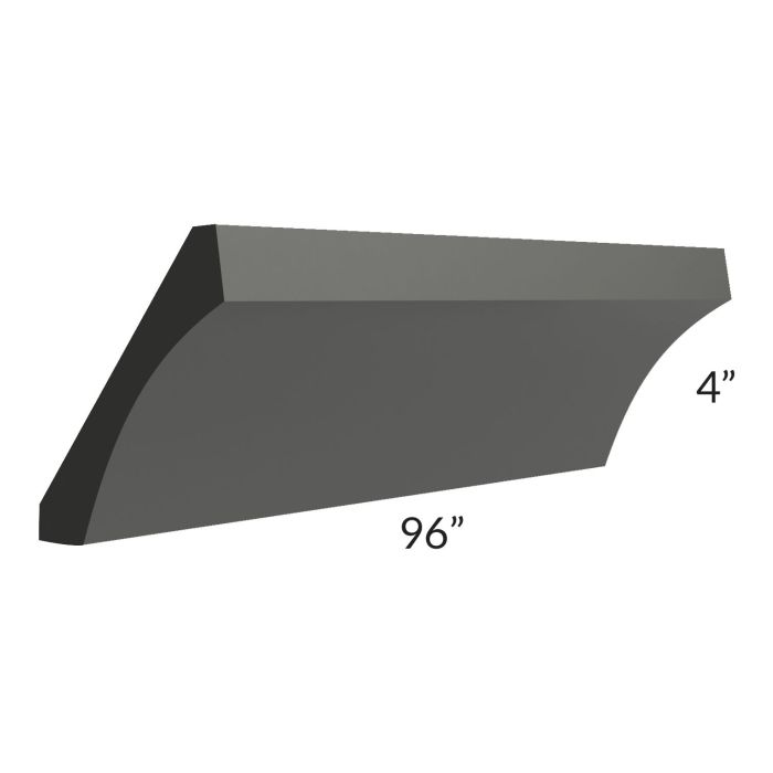Royal Ebony Shaker 96" Cove Crown Molding