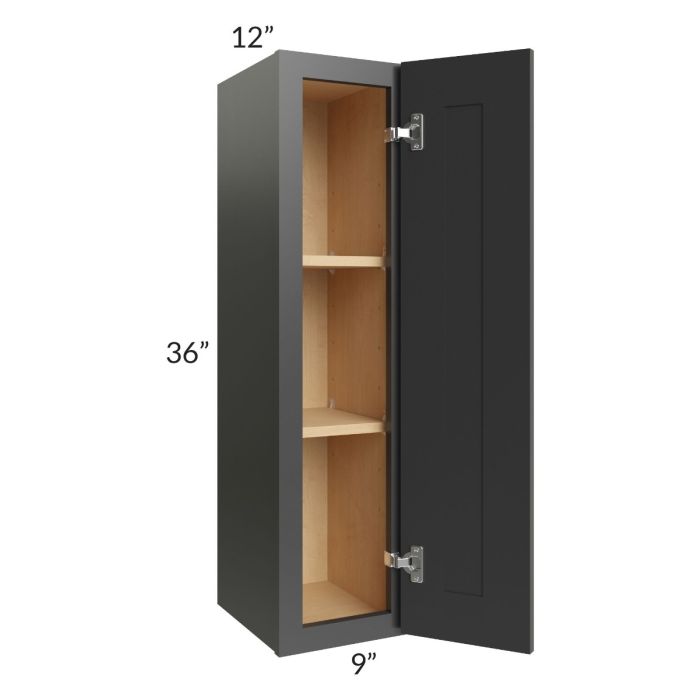 Royal Ebony Shaker 9x36 Wall Cabinet