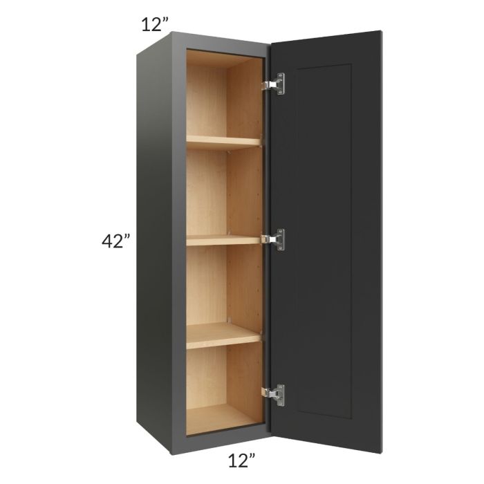 Royal Ebony Shaker 12x42 Wall Cabinet