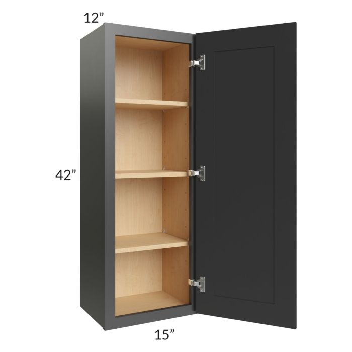 Royal Ebony Shaker 15x42 Wall Cabinet