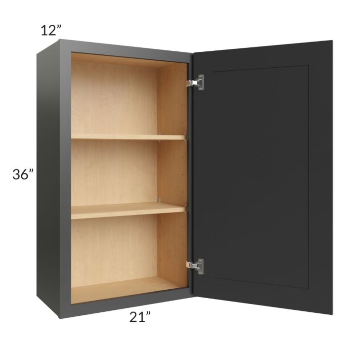 Royal Ebony Shaker 21x36 Wall Cabinet