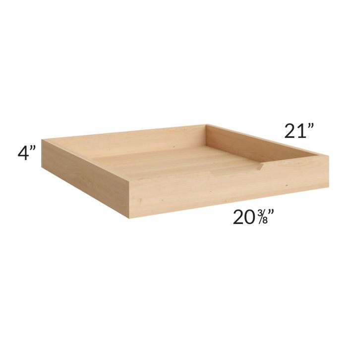 Asheville White Shaker 24" Roll Out Tray