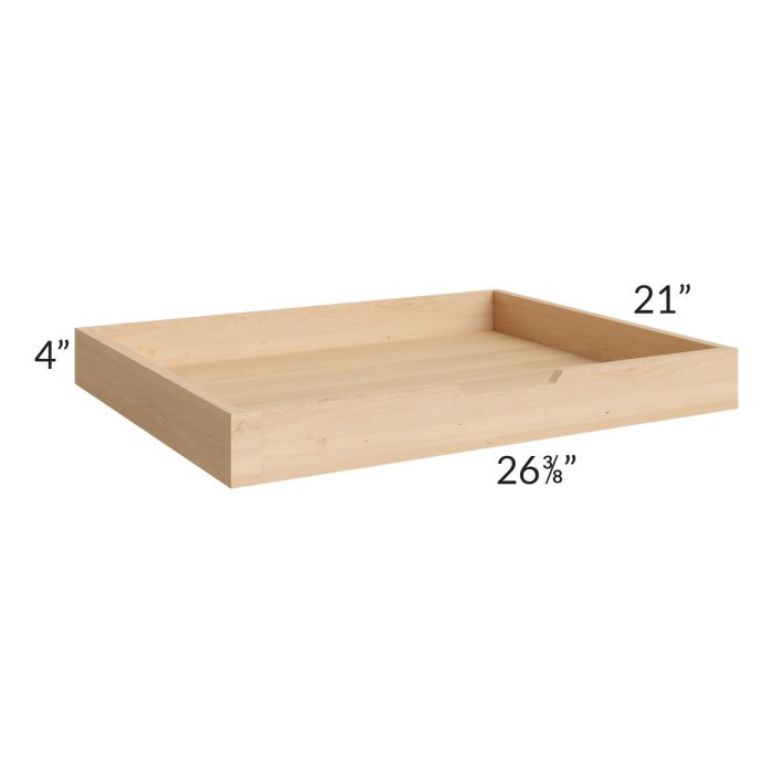 Asheville White Shaker 30" Roll Out Tray