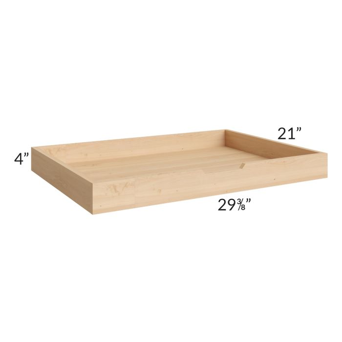 Asheville Rift Oak Shaker 33" Roll Out Tray