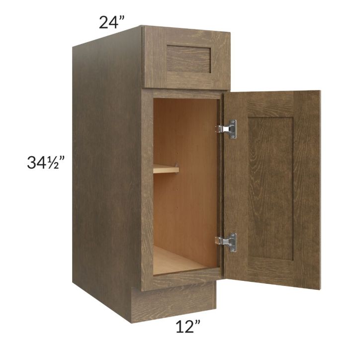 Royal Bronze Shaker 12" Base Cabinet