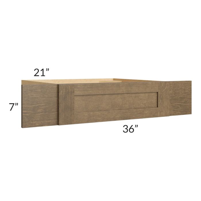Royal Bronze Shaker 36" Knee Drawer (trimmable to 30")