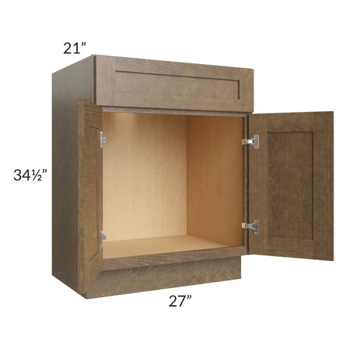 Royal Bronze Shaker 27" Vanity Sink Base Cabinet