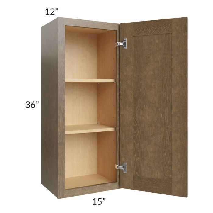 Royal Bronze Shaker 15x36 Wall Cabinet