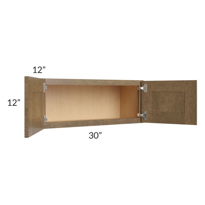 Royal Bronze Shaker 30x12 Wall Cabinet
