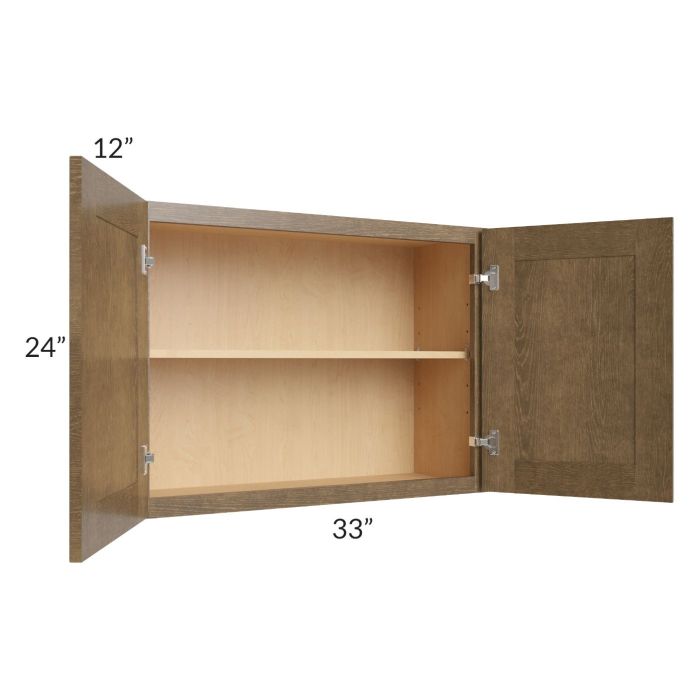 Royal Bronze Shaker 33x24 Wall Cabinet