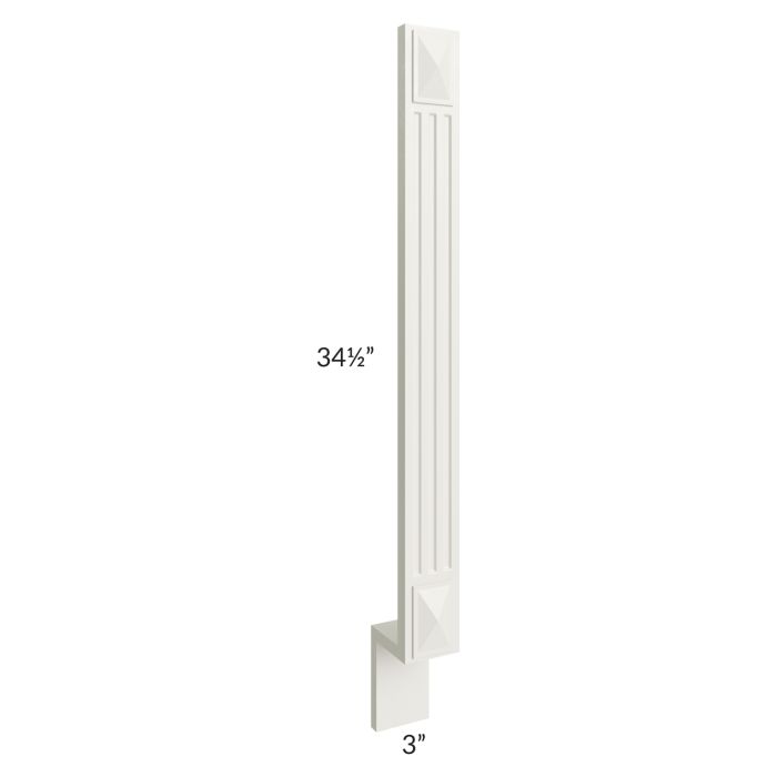Providence Cream 3" Fluted Decorative Base Filler