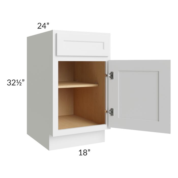 Gramercy White ADA 18" Base Cabinet