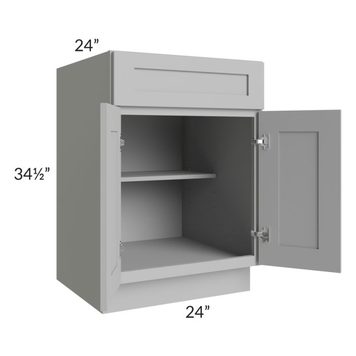 Dove Grey Shaker 24" Base Cabinet