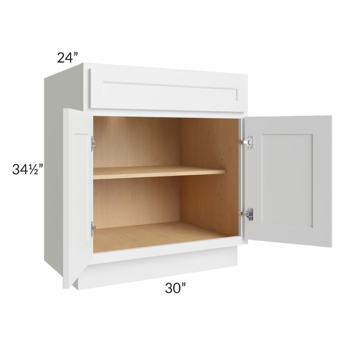 Gramercy White 30" Base Cabinet