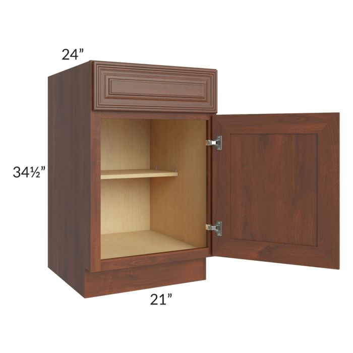 Cambridge Saddle Glaze 21" Base Cabinet