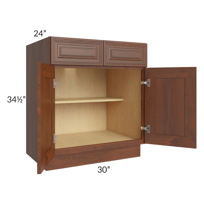 Cambridge Saddle Glaze 30" Base Cabinet