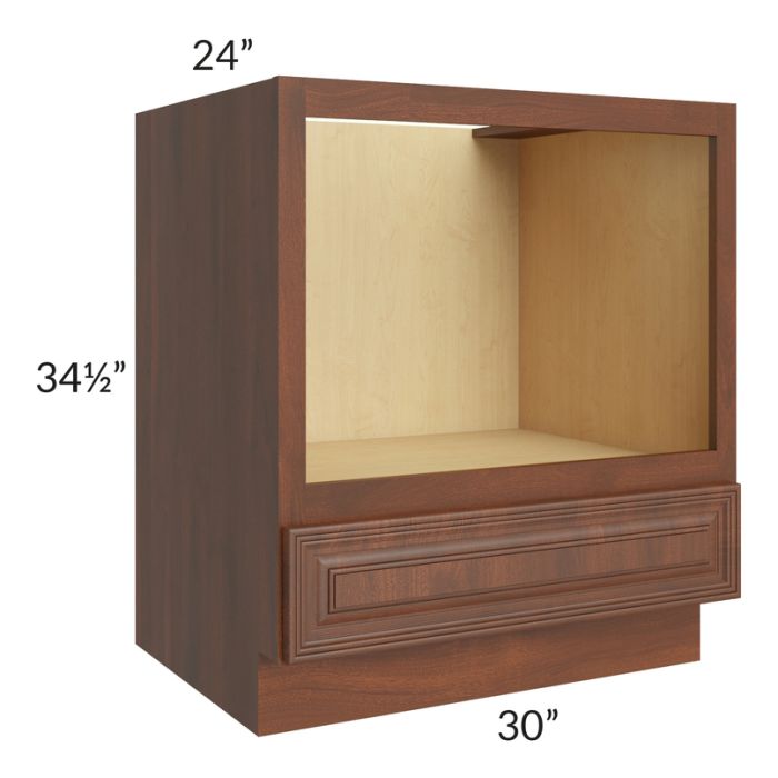 Cambridge Saddle Glaze 30" Microwave Base Cabinet