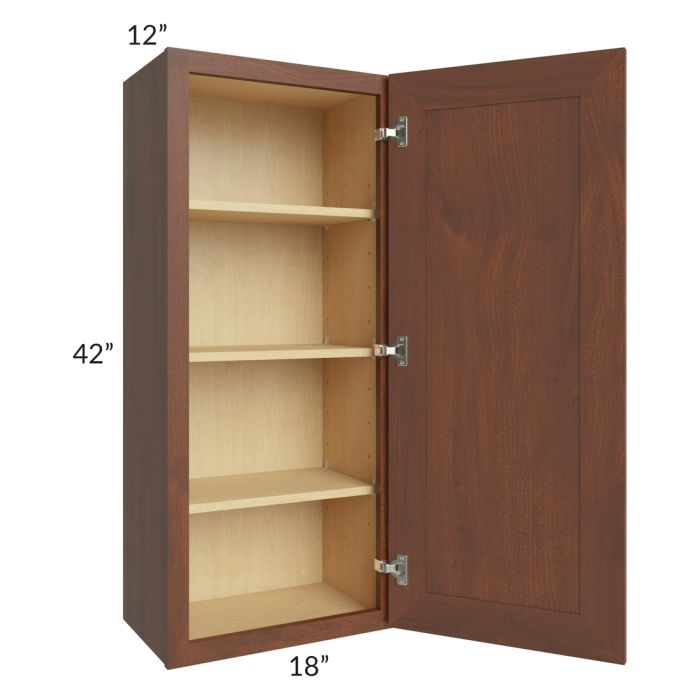 Cambridge Saddle Glaze 18x42 Wall Cabinet