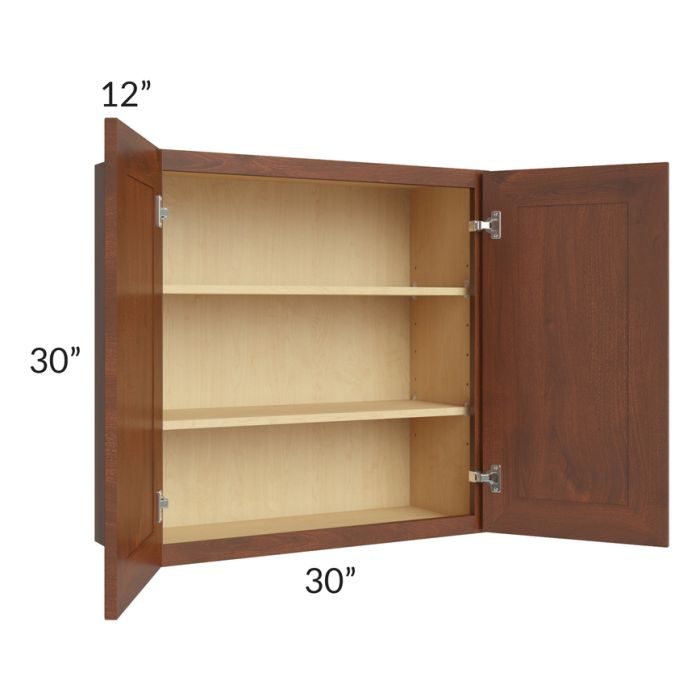 Cambridge Saddle Glaze 30x30 Wall Cabinet