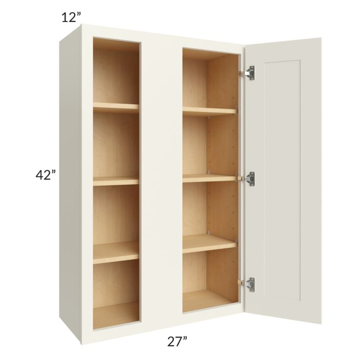 Cambridge Antique White Glaze 27x42 Wall Blind Cabinet