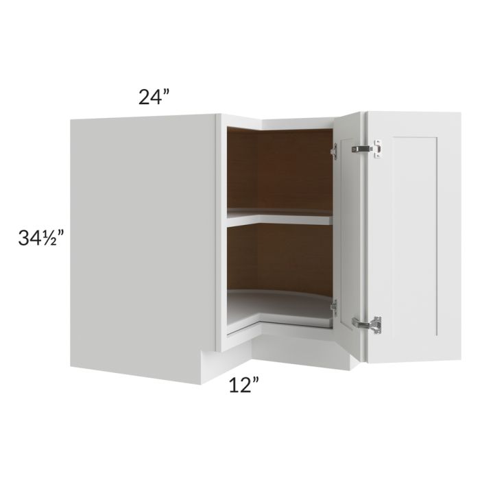 Belfast White 36" Lazy Susan Base Cabinet