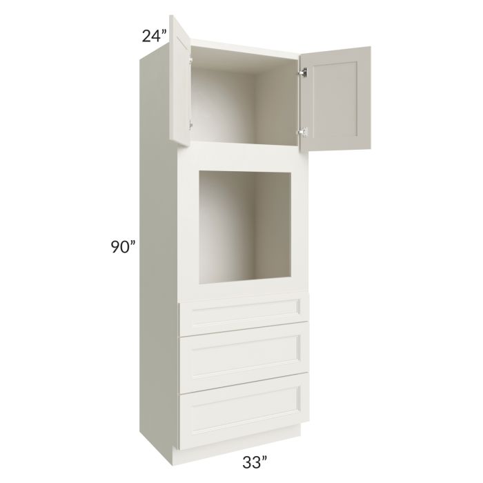 Providence Cream 33x90 Oven Cabinet