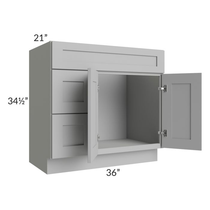 Dove Grey Shaker 36" Bathroom Vanity