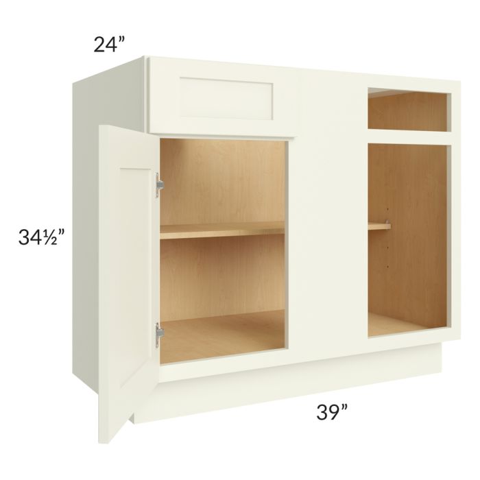 Linen Shaker 42" Blind Base Cabinet 