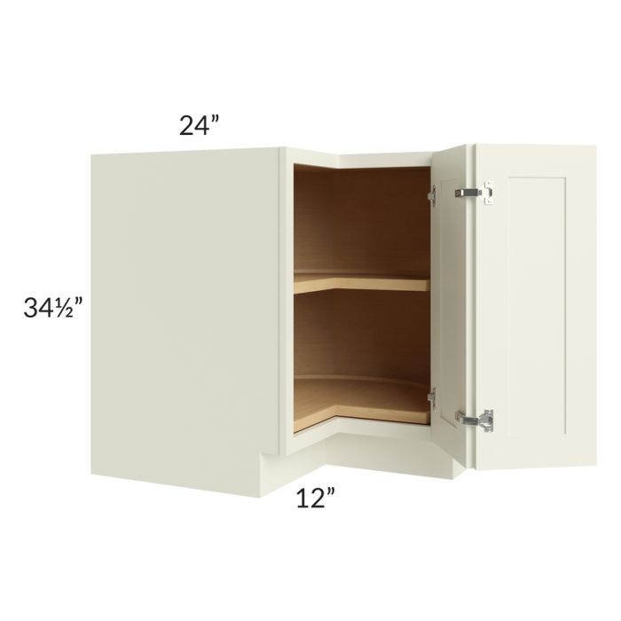 Linen Shaker 36" Lazy Susan Base Cabinet