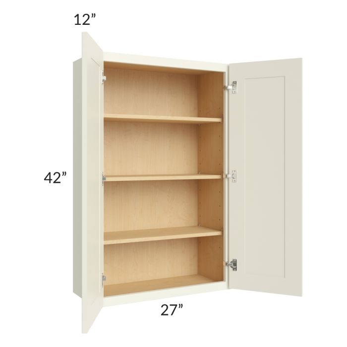 Linen Shaker 27x42 Wall Cabinet