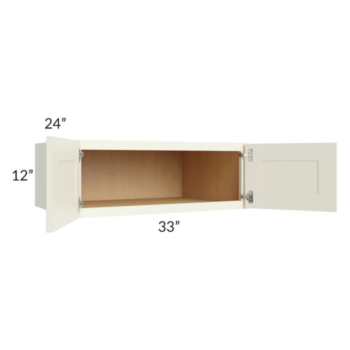 Linen Shaker 33x12x24 Wall Cabinet