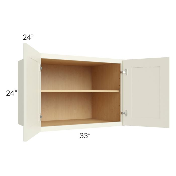 Linen Shaker 33x24x24 Wall Cabinet