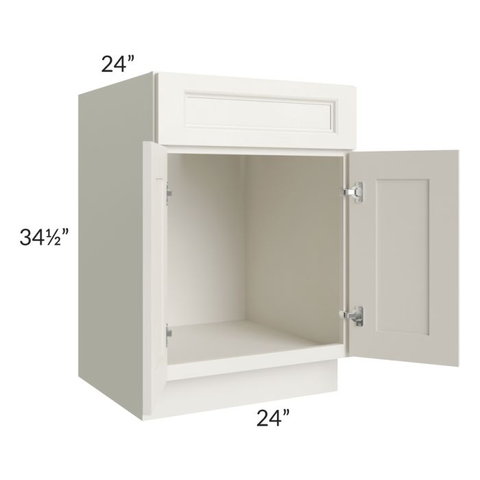 Providence Cream Glaze 24" Sink Base Cabinet
