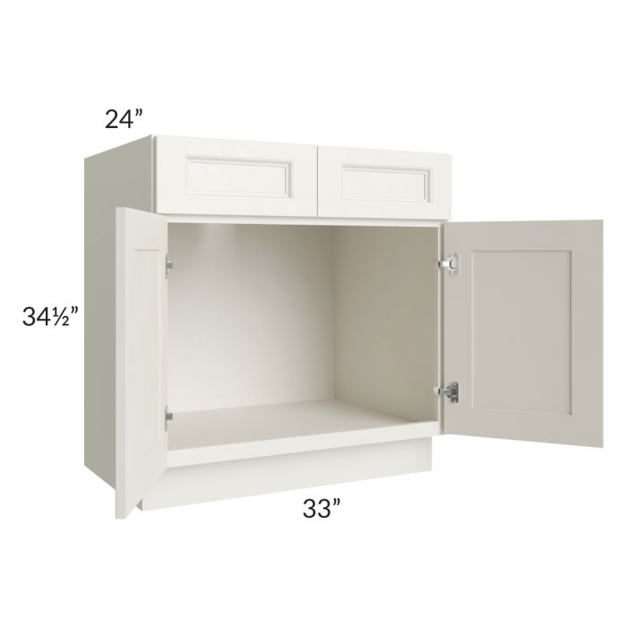 Providence Cream 33" Sink Base Cabinet
