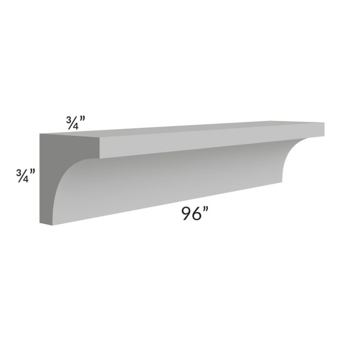 Dove Grey Shaker 96" Inside Corner Molding