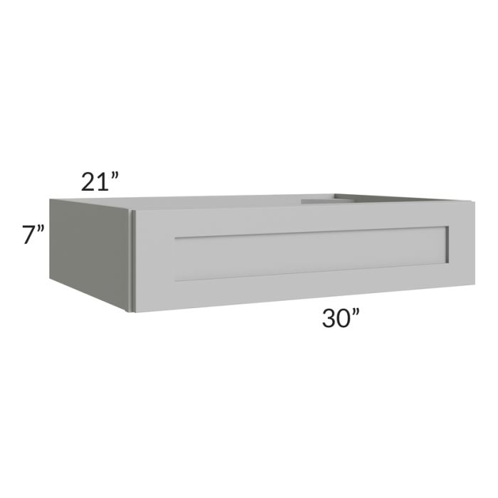 Dove Grey Shaker 30x21 Desk Drawer