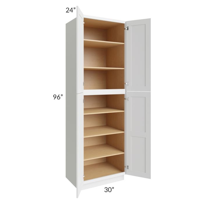 Belfast White 30x24x96 Pantry Cabinet