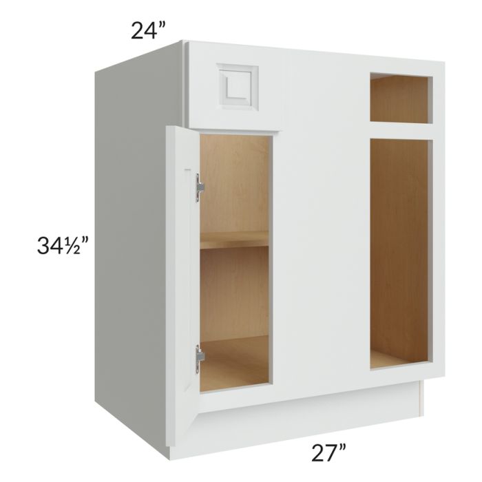 Lakewood White 36" Blind Base Cabinet 