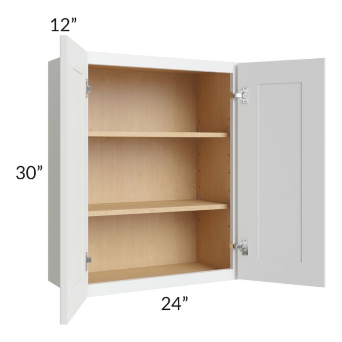 Lakewood White 24x30 Wall Cabinet