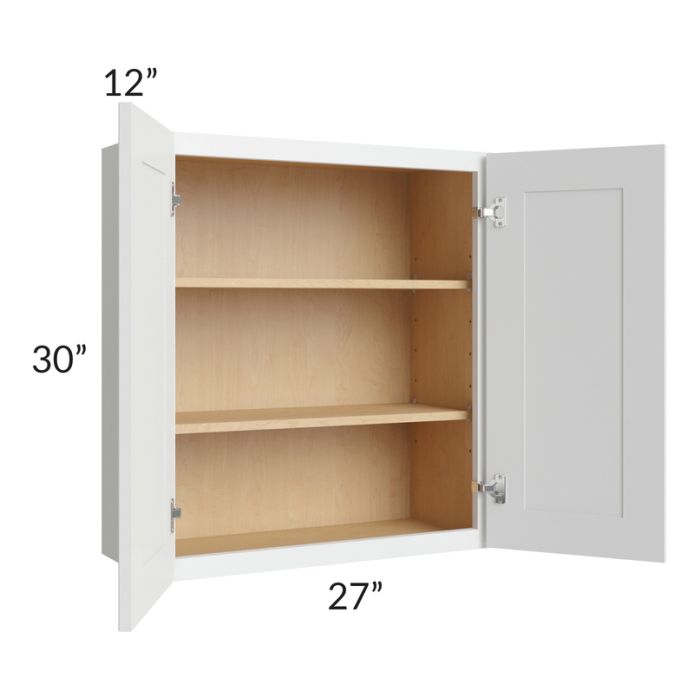 Lakewood White 27x30 Wall Cabinet